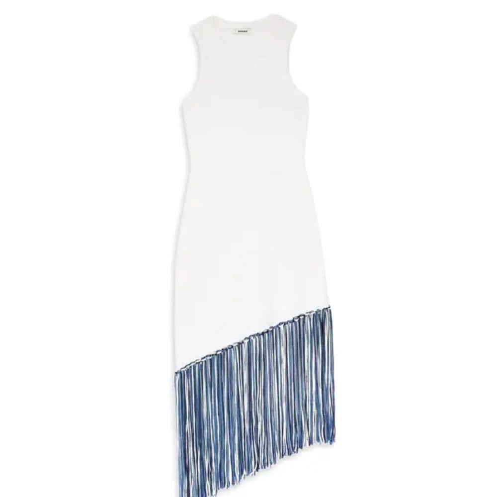 Sandro Fringed Maxi Dress - Picture 3 of 10